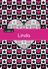 Le cahier de Linda - Petits carreaux, 96p, A5 - C ur et étoile