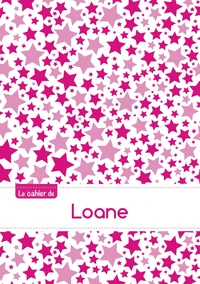 Le cahier de Loane - Blanc, 96p, A5 - Constellation Rose