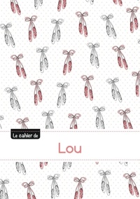  XXX - Le cahier de Lou - Blanc, 96p, A5 - Ballerine.