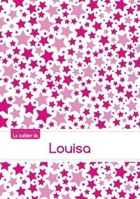  XXX - Le cahier de Louisa - Petits carreaux, 96p, A5 - Constellation Rose.
