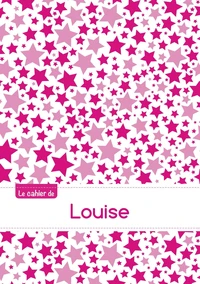 Le cahier de Louise - Blanc, 96p, A5 - Constellation Rose