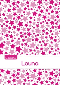 Le cahier de Louna - Séyès, 96p, A5 - Constellation Rose