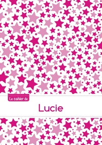 Le cahier de Lucie - Blanc, 96p, A5 - Constellation Rose