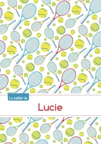  XXX - Le cahier de Lucie - Blanc, 96p, A5 - Tennis.
