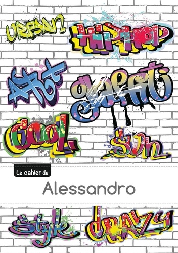 XXX - Le carnet d'Alessandro - Petits carreaux, 96p, A5 - Graffiti.