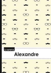 Le carnet d'Alexandre - Lignes, 96p, A5 - Moustache Hispter
