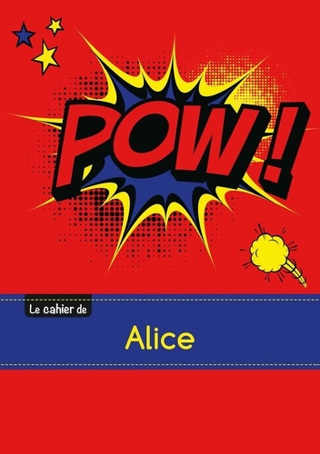  XXX - Le carnet d'Alice - Blanc, 96p, A5 - Comics.