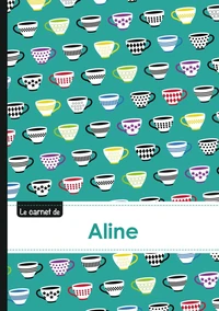 Le carnet d'Aline - Lignes, 96p, A5 - Coffee Cups