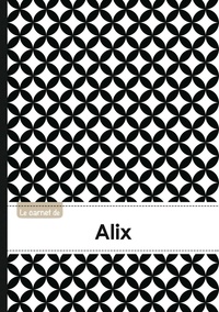  XXX - Le carnet d'Alix - Lignes, 96p, A5 - Ronds Noir et Blanc.