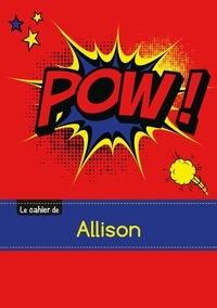  XXX - Le carnet d'Allison - Blanc, 96p, A5 - Comics.