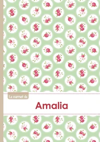 Le carnet d'Amalia - Lignes, 96p, A5 - Roses Tea time