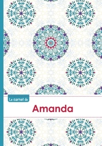  XXX - Le carnet d'Amanda - Lignes, 96p, A5 - Rosaces Orientales.
