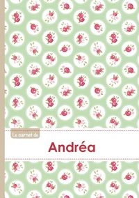 Le carnet d'Andréa - Lignes, 96p, A5 - Roses Tea time