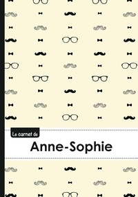  XXX - Le carnet d'Anne-Sophie - Lignes, 96p, A5 - Moustache Hispter.
