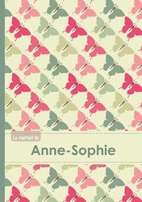  XXX - Le carnet d'Anne-Sophie - Lignes, 96p, A5 - Papillons Vintage.