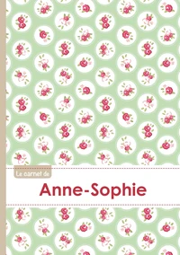 Le carnet d'Anne-Sophie - Lignes, 96p, A5 - Roses Tea time