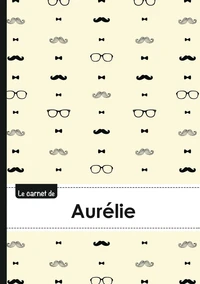 Le carnet d'Aurélie - Lignes, 96p, A5 - Moustache Hispter