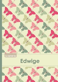  XXX - Le carnet d'Edwige - Lignes, 96p, A5 - Papillons Vintage.