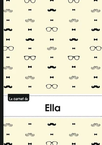 Le carnet d'Ella - Lignes, 96p, A5 - Moustache Hispter