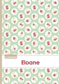  XXX - Le carnet d'Eloane - Lignes, 96p, A5 - Roses Tea time.
