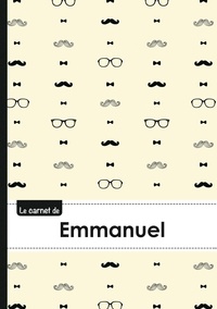  XXX - Le carnet d'Emmanuel - Lignes, 96p, A5 - Moustache Hispter.