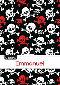  XXX - Le carnet d'Emmanuel - Petits carreaux, 96p, A5 - Têtes de mort.