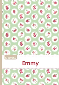 Le carnet d'Emmy - Lignes, 96p, A5 - Roses Tea time
