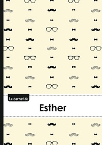  XXX - Le carnet d'Esther - Lignes, 96p, A5 - Moustache Hispter.