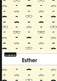 Le carnet d'Esther - Lignes, 96p, A5 - Moustache Hispter