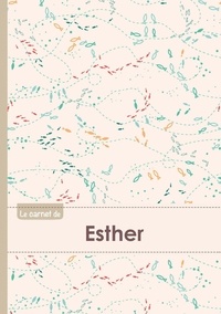  XXX - Le carnet d'Esther - Lignes, 96p, A5 - Poissons.