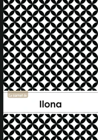 Le carnet d'Ilona - Lignes, 96p, A5 - Ronds Noir et Blanc