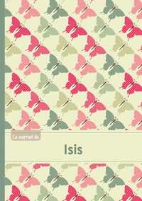 Le carnet d'Isis - Lignes, 96p, A5 - Papillons Vintage