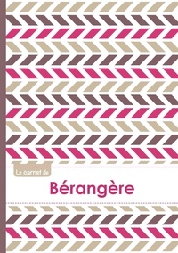  XXX - Le carnet de Bérangère - Lignes, 96p, A5 - Motifs Violet Gris Taupe.