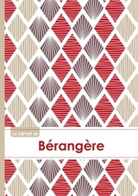  XXX - Le carnet de Bérangère - Lignes, 96p, A5 - Pétales Japonaises Violette Taupe Rouge.