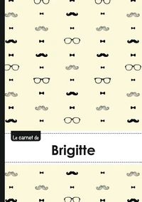 Le carnet de Brigitte - Lignes, 96p, A5 - Moustache Hispter