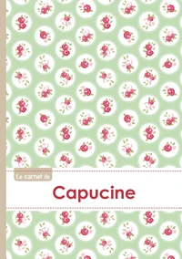Le carnet de Capucine - Lignes, 96p, A5 - Roses Tea time