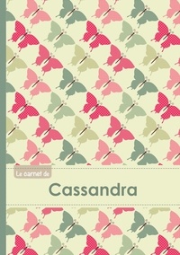  XXX - Le carnet de Cassandra - Lignes, 96p, A5 - Papillons Vintage.