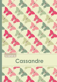 Le carnet de Cassandre - Lignes, 96p, A5 - Papillons Vintage