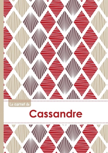  XXX - Le carnet de Cassandre - Lignes, 96p, A5 - Pétales Japonaises Violette Taupe Rouge.
