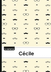  XXX - Le carnet de Cécile - Lignes, 96p, A5 - Moustache Hispter.