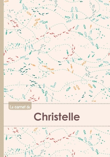  XXX - Le carnet de Christelle - Lignes, 96p, A5 - Poissons.
