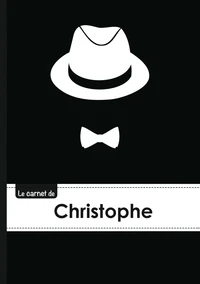 Le carnet de Christophe - Lignes, 96p, A5 - Chapeau et N ud papillon