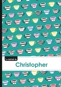  XXX - Le carnet de Christopher - Lignes, 96p, A5 - Coffee Cups.