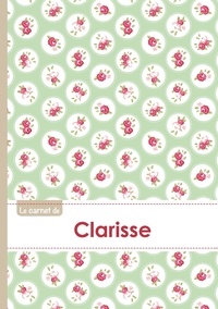  XXX - Le carnet de Clarisse - Lignes, 96p, A5 - Roses Tea time.