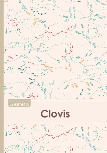  XXX - Le carnet de Clovis - Lignes, 96p, A5 - Poissons.
