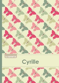 XXX - Le carnet de Cyrille - Lignes, 96p, A5 - Papillons Vintage.