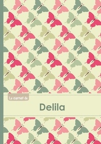  XXX - Le carnet de Delila - Lignes, 96p, A5 - Papillons Vintage.