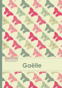  XXX - Le carnet de Gaëlle - Lignes, 96p, A5 - Papillons Vintage.