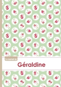  XXX - Le carnet de Géraldine - Lignes, 96p, A5 - Roses Tea time.