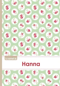 Le carnet de Hanna - Lignes, 96p, A5 - Roses Tea time